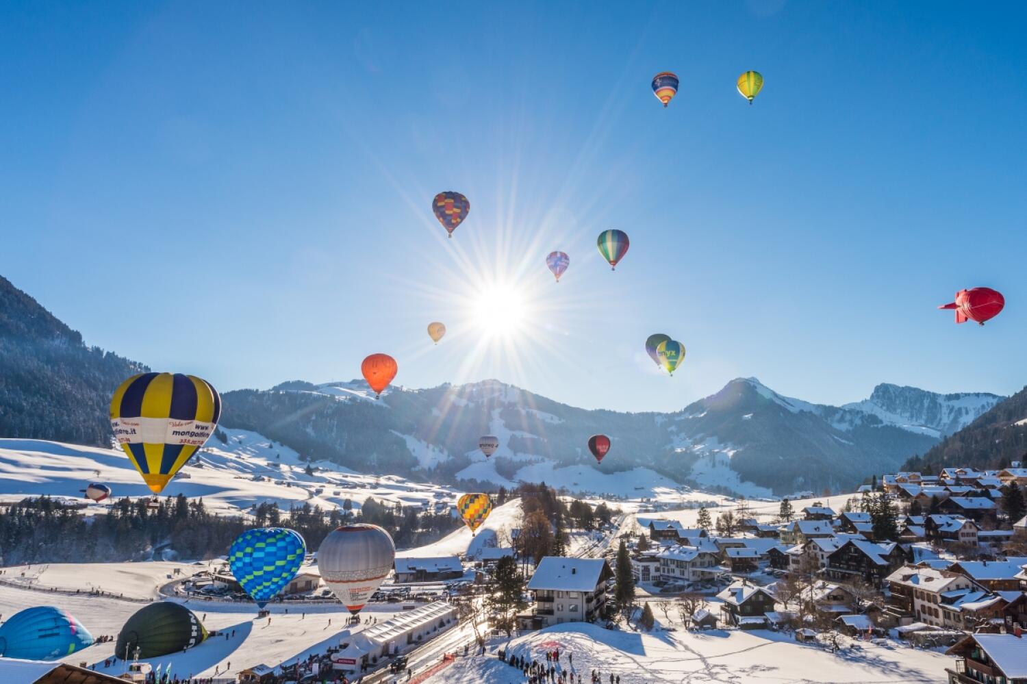 Festival de ballons – Vol en montgolfière